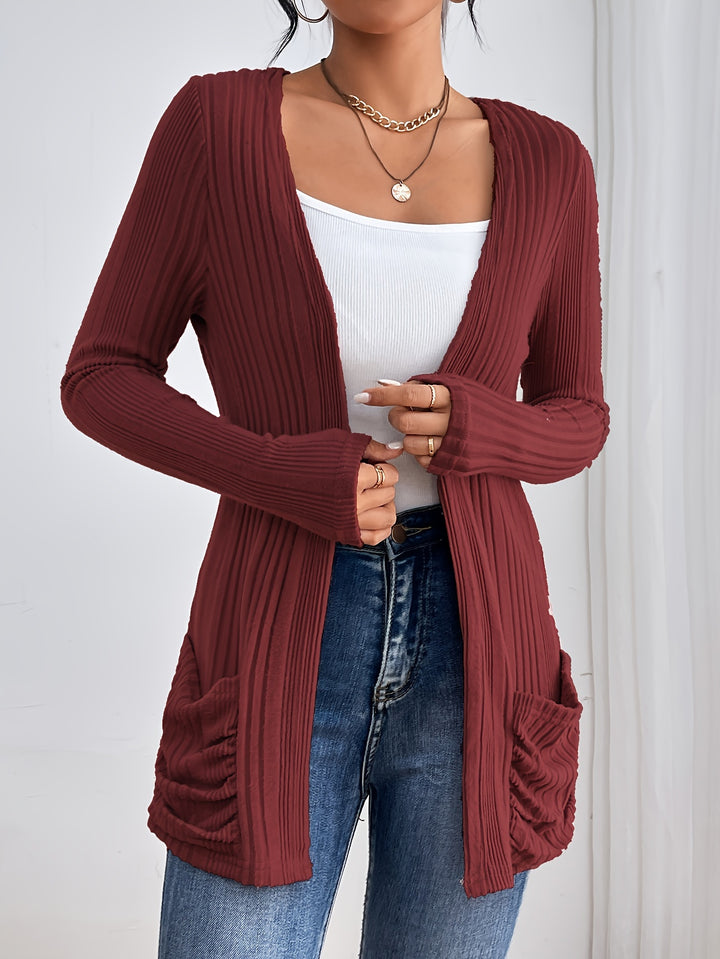 Paige - Cardigan d'automne étroit