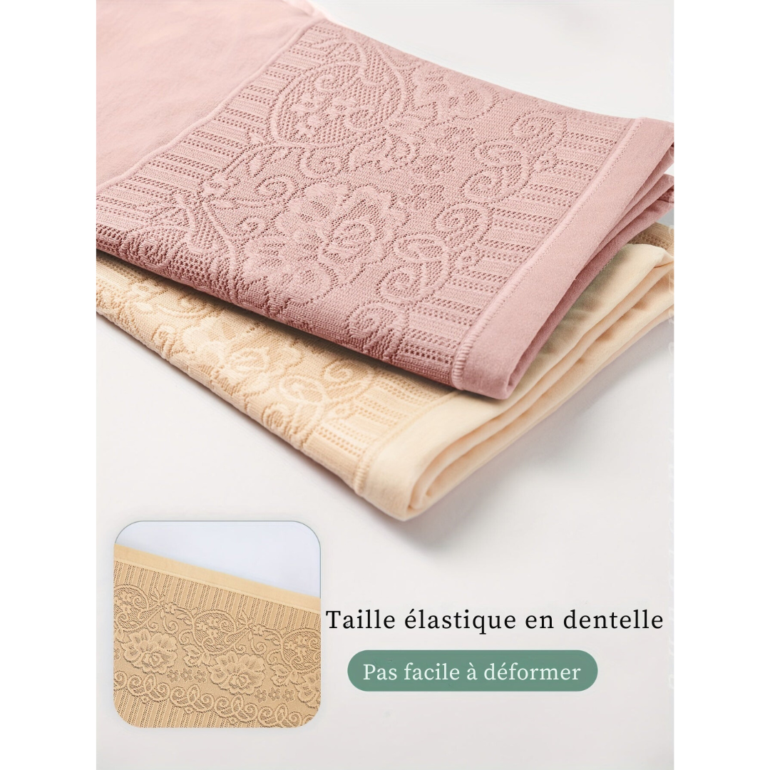 Culotte de contrôle du ventre Premium 4 pièces