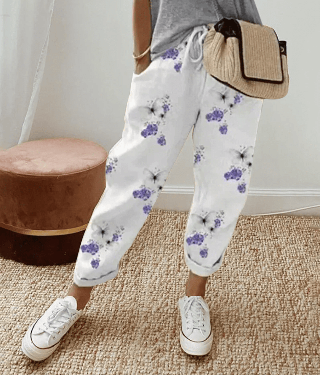 Bella™ | Pantalon chic en coton-lin