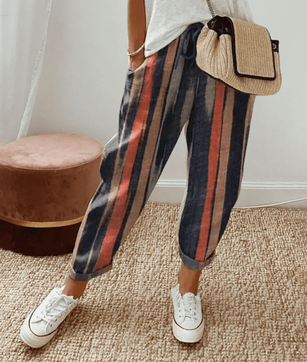 Bella™ | Pantalon chic en coton-lin