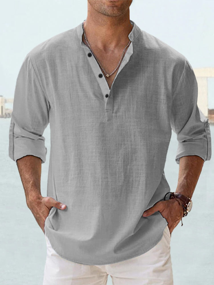 Adrian - Chemise en lin pour homme