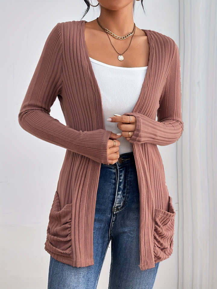 Paige - Cardigan d'automne étroit