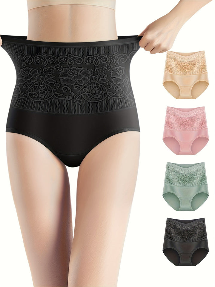 Culotte de contrôle du ventre Premium 4 pièces