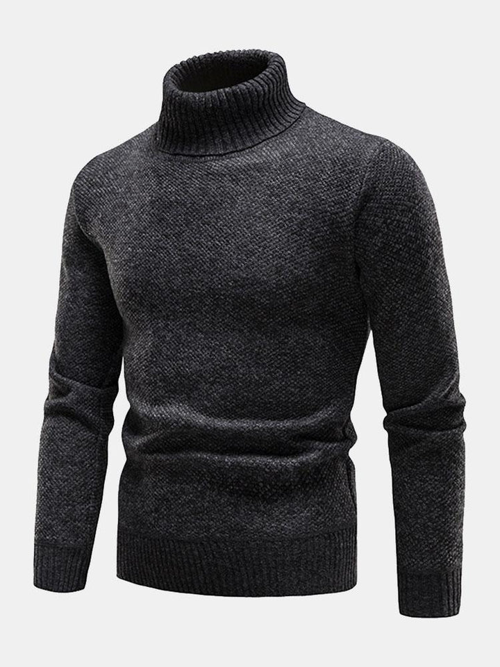 Pull à col roulé homme