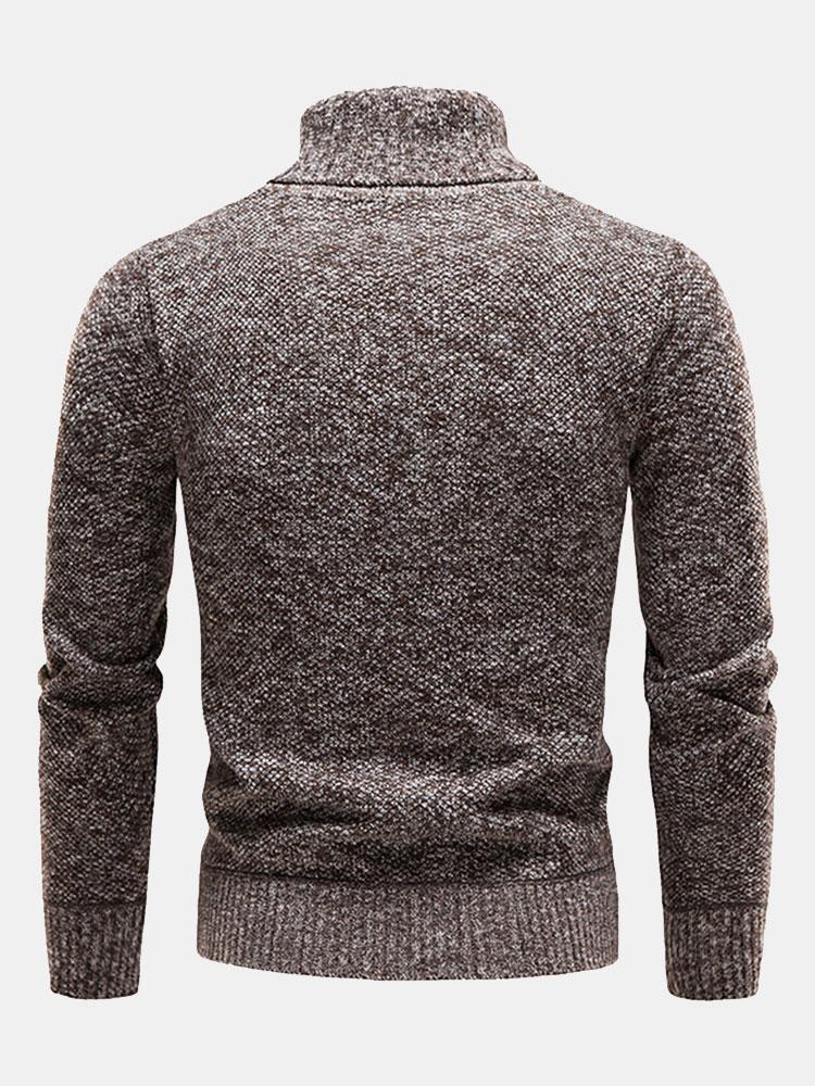 Pull à col roulé homme