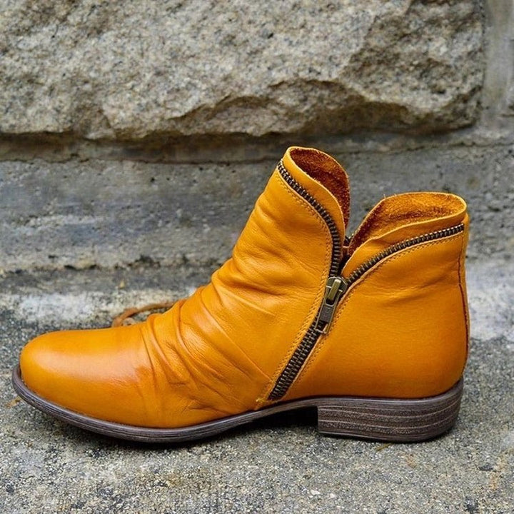 KENDRA | Bottes d'automne avec fermeture éclair